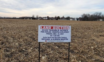 Land Auction – 24.06 Acres – 1 Tract in Knox County, IL
