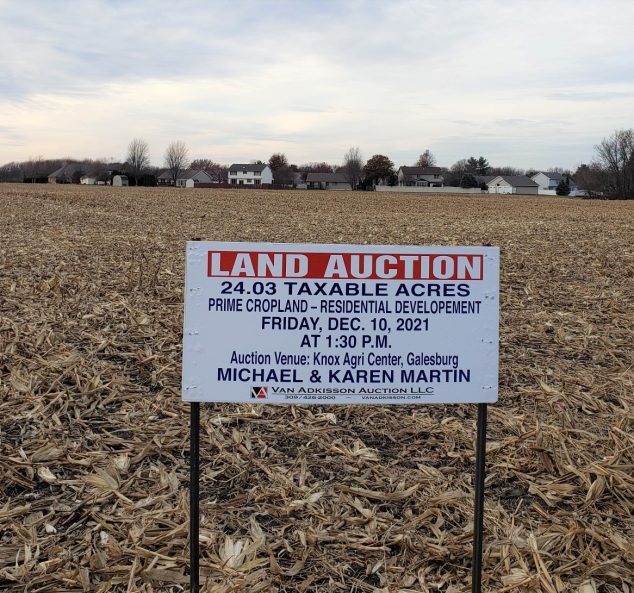 Land Auction – 24.06 Acres – 1 Tract in Knox County, IL